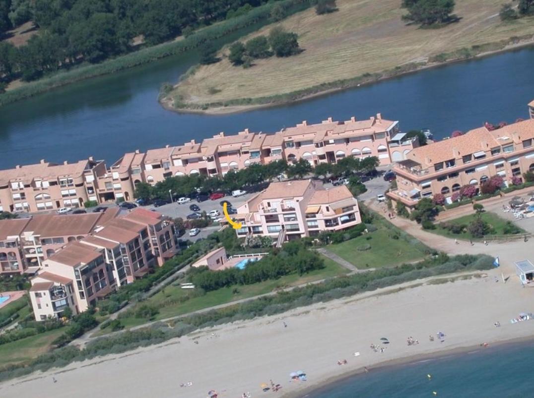 Appartement Entre La Lagune Et La Mer Avec Piscine, Direct Plage, Vue Partielle Mer Saint-Cyprien  Ngoại thất bức ảnh