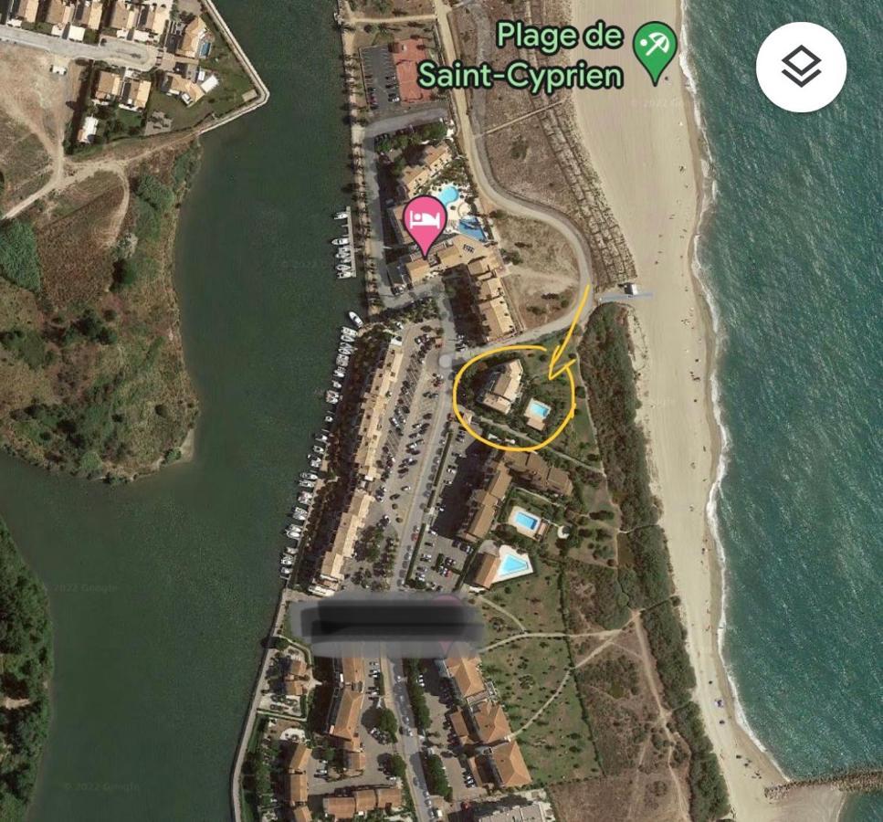 Appartement Entre La Lagune Et La Mer Avec Piscine, Direct Plage, Vue Partielle Mer Saint-Cyprien  Ngoại thất bức ảnh