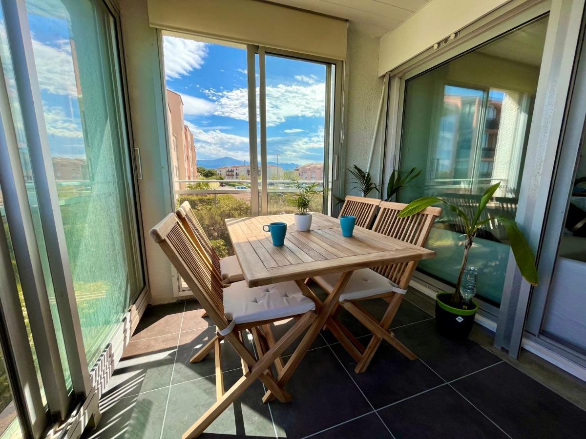 Appartement Entre La Lagune Et La Mer Avec Piscine, Direct Plage, Vue Partielle Mer Saint-Cyprien  Ngoại thất bức ảnh