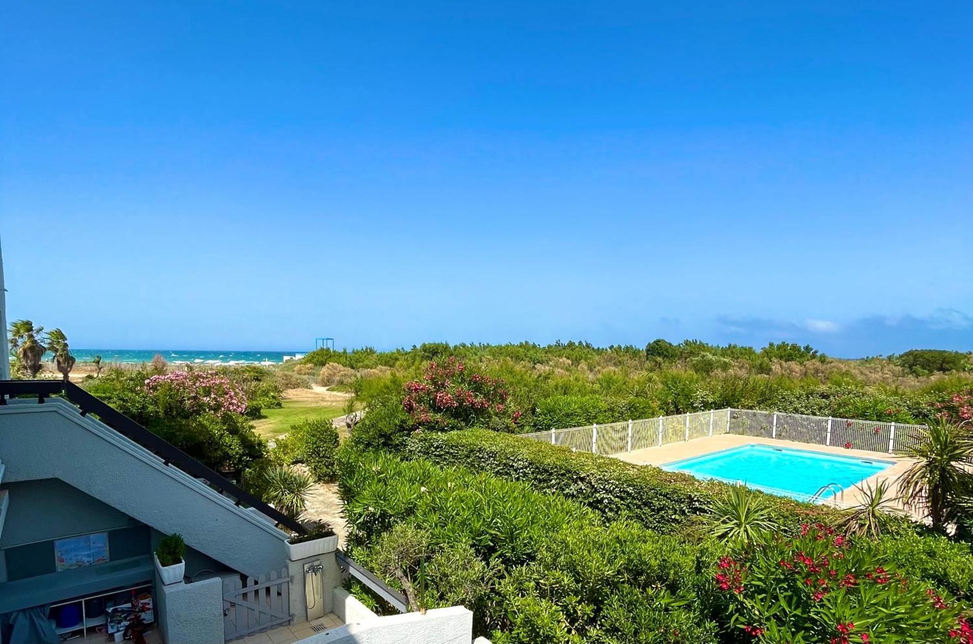 Appartement Entre La Lagune Et La Mer Avec Piscine, Direct Plage, Vue Partielle Mer Saint-Cyprien  Ngoại thất bức ảnh